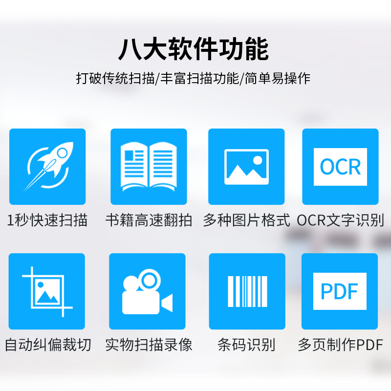 良田高拍仪S1800A3AF实物投影仪高清专业办快速扫描机公家用小型连续高速A3视频展台教学书籍文件便携扫描仪-图3