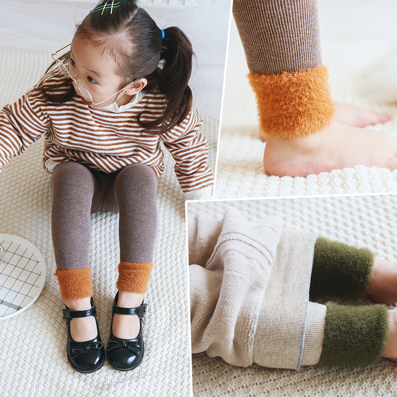 宝宝婴儿大PP打底裤秋冬季加绒加厚男女童外穿保暖裤儿童九分裤袜,淘宝优惠券,粉丝福利购,淘宝优惠卷