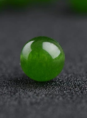 天然台湾碧玉玉髓散珠子