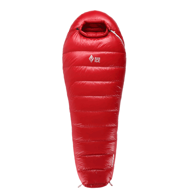 黑冰睡袋 G系列鹅绒G400/G700/G1000/G1300户外成人拒水羽绒睡袋 - 图3