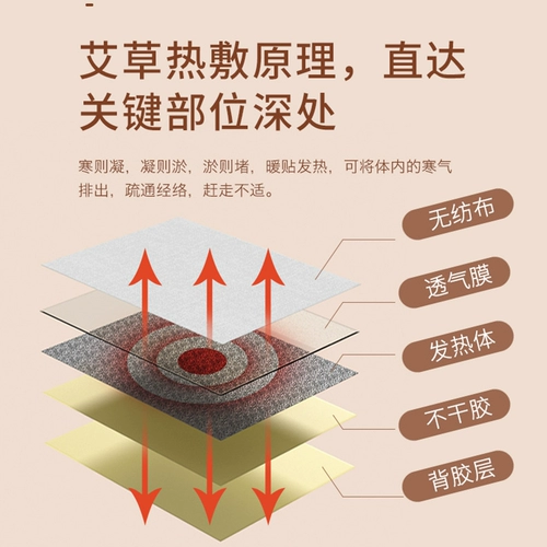 Теплый пост дети спонтанно горячая женщина зимняя горячая наклейка теплый -Палас -дворец холодный -отступанный полыни