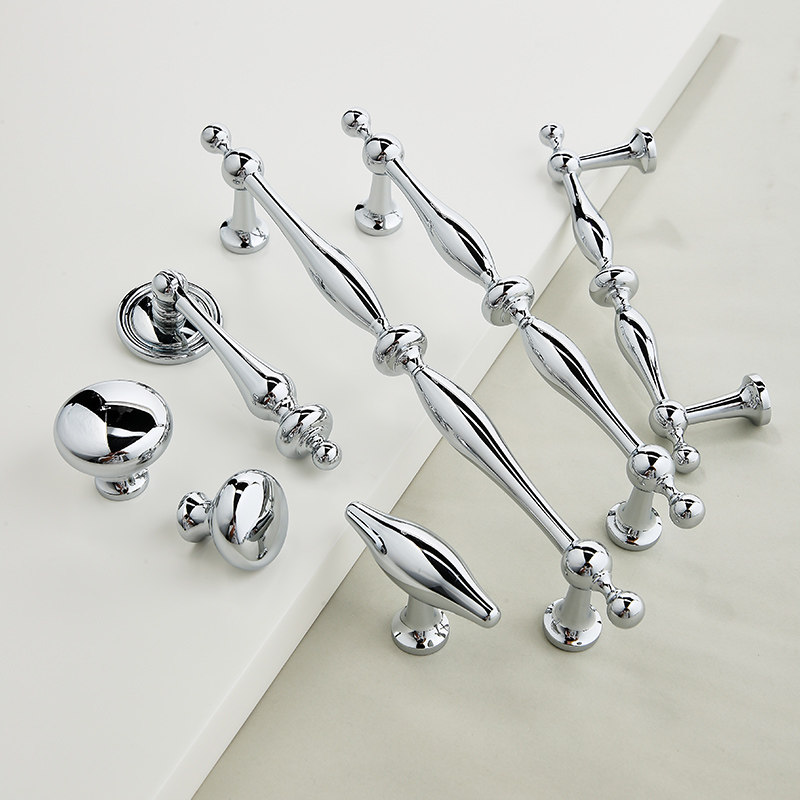 法式银色黄铜拉手把手衣柜门抽屉现代简约厨房橱柜子贝壳美式鞋柜,淘宝优惠券,粉丝福利购,淘宝优惠卷