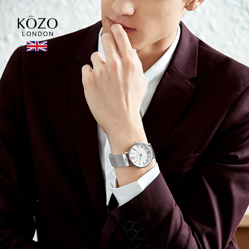 kozo女2020年情侣时尚简约石英表 kozo国产腕表