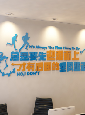 美博朗办公室亚克力环保墙贴