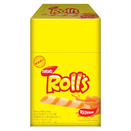 印尼进口食品丽芝士奶酪芝心棒180g玉米棒160g独立包装