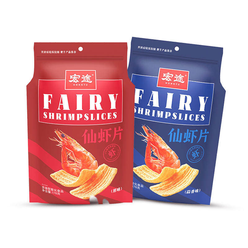 宏途仙虾片大包装蒜香味原味办公室宿舍休闲食品小吃零食薯片178g,淘宝优惠券,粉丝福利购,淘宝优惠卷