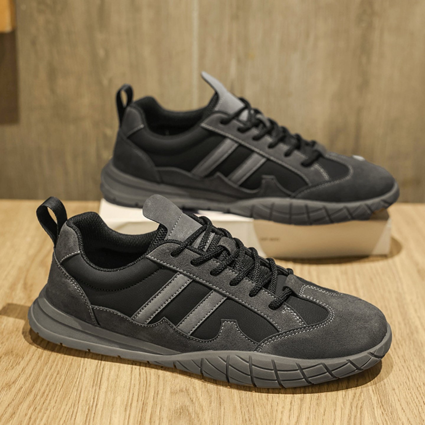 复古男鞋德训鞋2026新款透气平底百搭工作耐脏耐磨休闲阿甘板鞋,淘宝优惠券,粉丝福利购,淘宝优惠卷