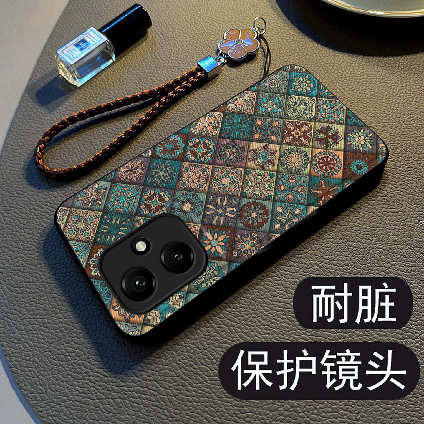 适用于荣耀400手机壳新款荣耀300保护套硅胶honor挂绳手链200全包防摔100网红女款高级感pro简约潮牌创意外壳 - 图1