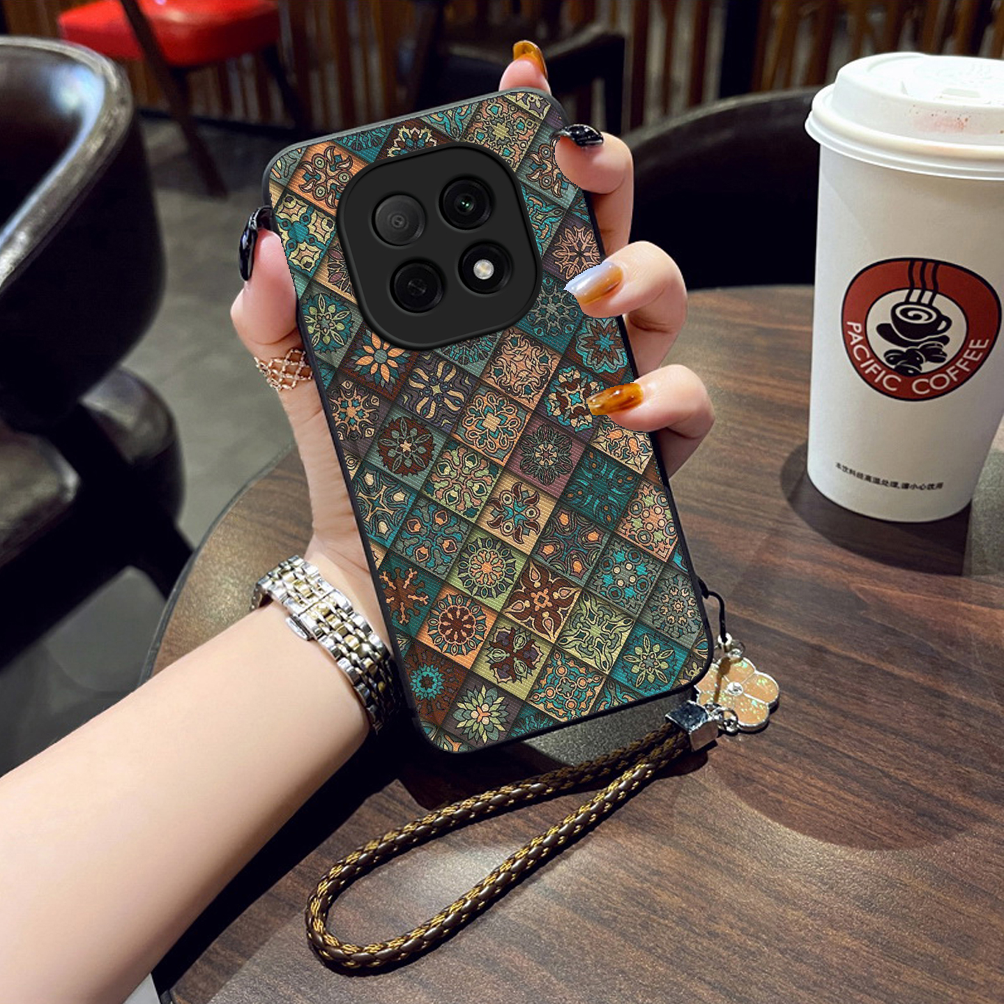 适用于oppoa5手机壳新款a5pro保护套硅胶a3pro挂绳手链a2全包防摔a2m网红女款高级感5g潮牌简约a11外壳 - 图3