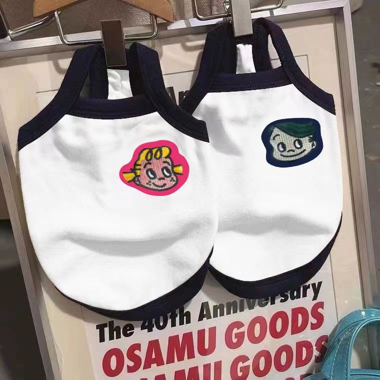 宠物衣服猫咪狗狗米菲兔复古小吊带卡通家居服日系2023春夏季新款