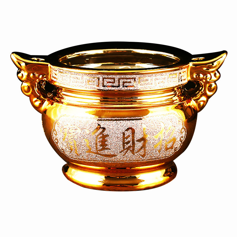 香炉家用室内陶瓷烧香炉香薰插香大香炉上供沙金供佛小香炉碗,淘宝优惠券,粉丝福利购,淘宝优惠卷