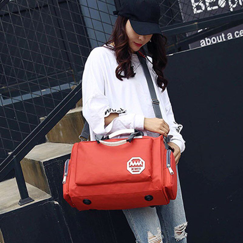 单肩男手提女大容量衣服短途收纳包 dorisjacky旅行袋