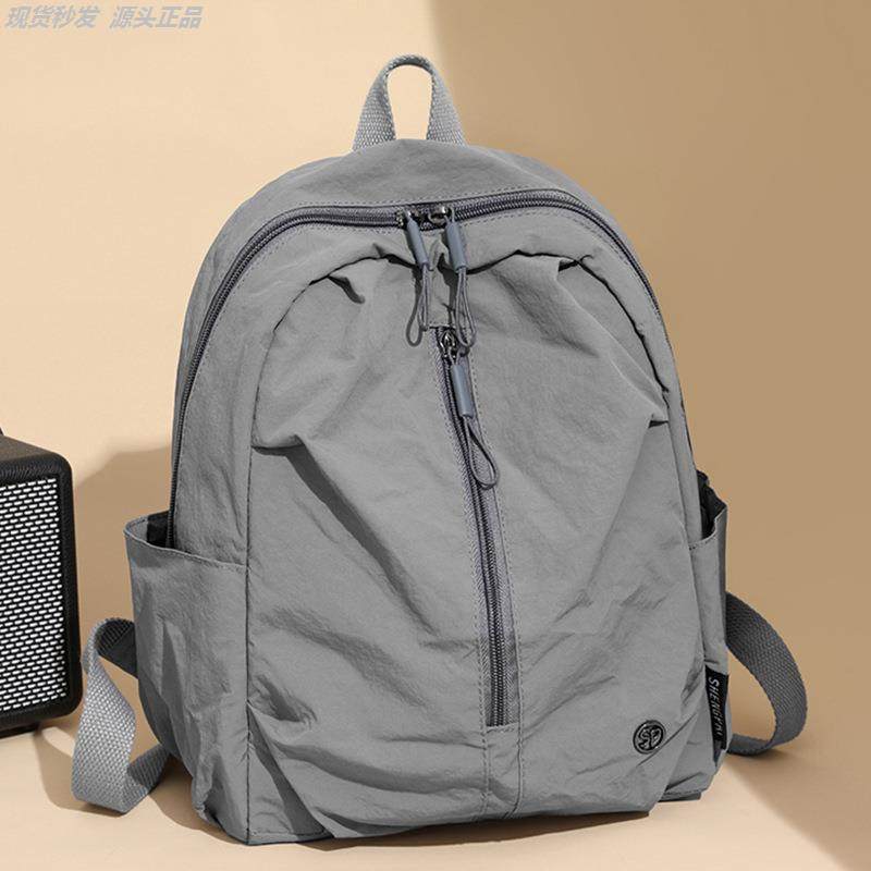 超轻便防水尼龙布双肩包女休闲百搭户外登山旅行大容量旅游背包男,淘宝优惠券,粉丝福利购,淘宝优惠卷