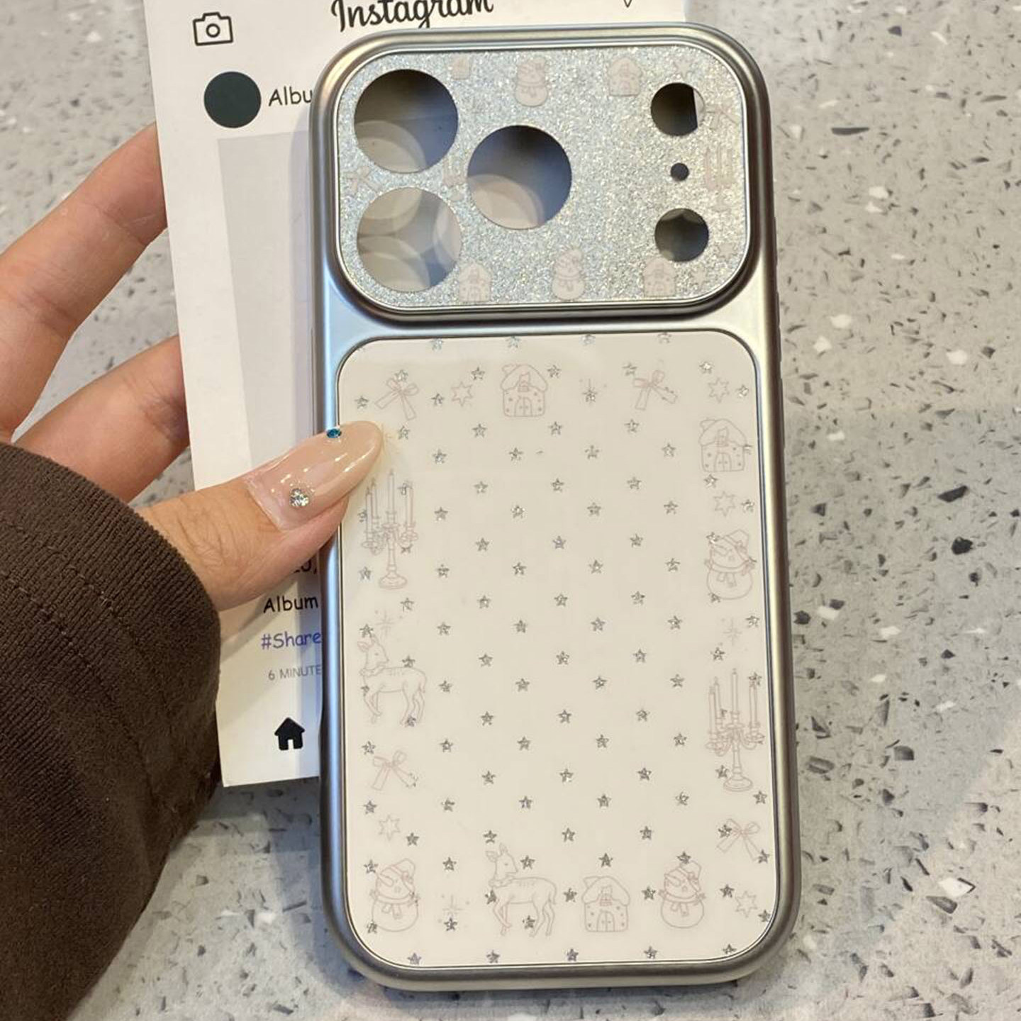 简约ins线条雪人星星蜡烛适用于iphone17promax手机壳苹果15保护套14全包防摔新款16pro超好看max独特手机套,淘宝优惠券,粉丝福利购,淘宝优惠卷