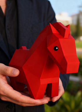 2026年马年新年本命年过年客厅桌面红红火火生日礼物送朋友的摆件