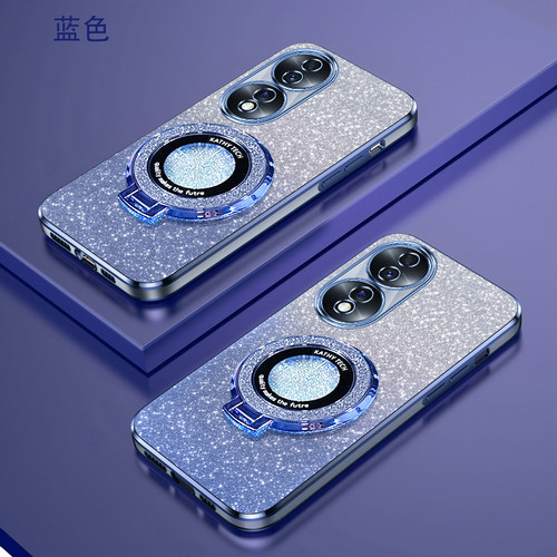 荣耀70渐变闪粉手机壳高端时尚HONOR70Pro新款创意高级感荣耀70pro+全包可爱磁吸支架超薄软壳防摔保护适用于 - 图2