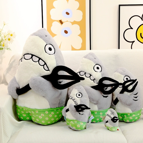 Забавная плюшевая кукла, игрушка, акула, милая подушка, подарок на день рождения