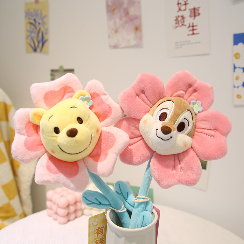 迪士尼联名款一朵小花毛绒花束公仔 钧铭玩具毛绒布艺类玩具