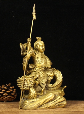 纯铜哪吒供奉摆件佛像包邮