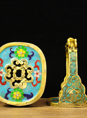 纯铜马术龙头景泰蓝