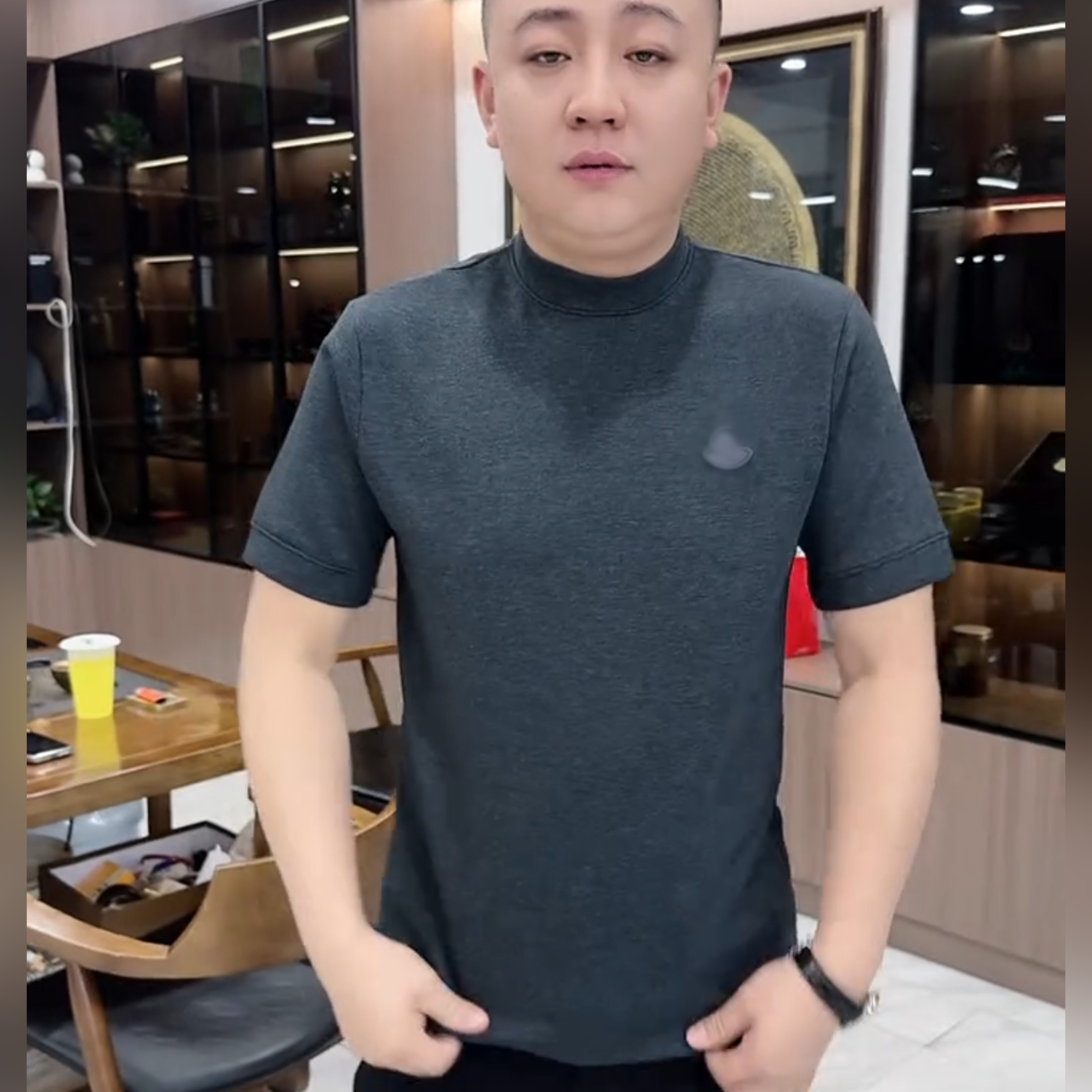 2026新款男士高端圆领短袖T恤时尚潮流简约百搭气质爆款男装内搭,淘宝优惠券,粉丝福利购,淘宝优惠卷