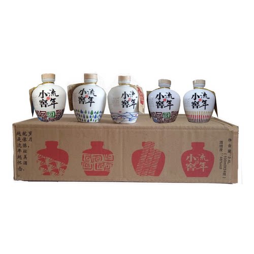 整箱白酒绵竹酒类小窖流年100毫升46度浓香型白酒纯粮正宗老酒水 - 图3