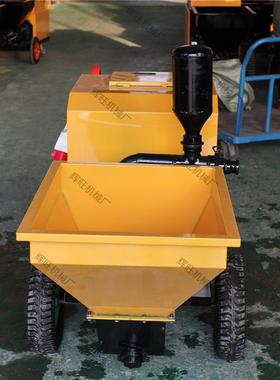 新型柱塞式砂浆喷涂机水泥砂浆喷涂机多功能双缸砂浆喷涂机