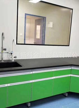 实验室操作台全钢中央实验台试验台全钢实验台工作台