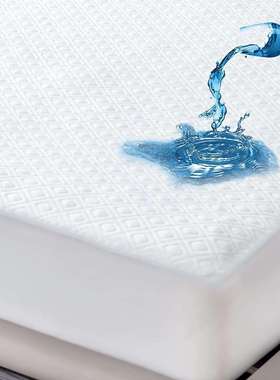 直销竹纤维TPU防水床笠空气层隔尿垫家用床套竹炭纤维床垫罩
