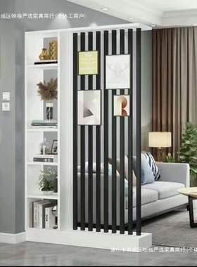 屏风隔断客厅遮挡入户门玄关柜简易置物架厨房客厅餐厅隔断柜