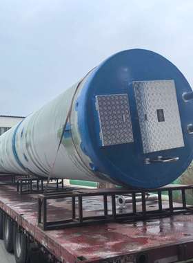 玻璃钢一体化提升泵站一体化预制泵站雨水污水泵站智能控制