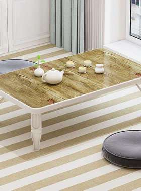 炕桌家用吃饭折叠方桌简易矮桌榻榻米小桌子飘窗桌子宿舍床上书桌