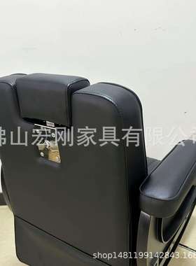 理发大椅外贸出口放倒油头复古旋转升降美发刮胡椅发廊剪发椅