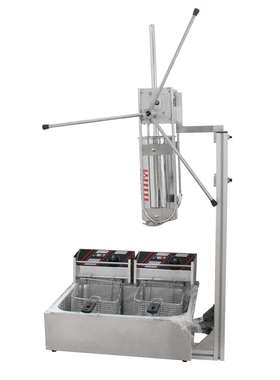 南锣鼓巷吉事果吉拿果吉拿棒油炸小油条耍花棒开店小吃12L电炸炉