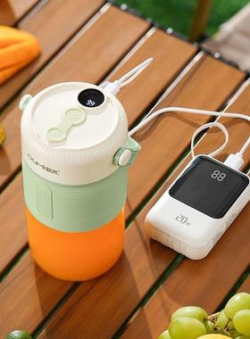 新款榨汁机便携式小型玻璃家用多功能炸水果汁机无线充电动榨汁杯