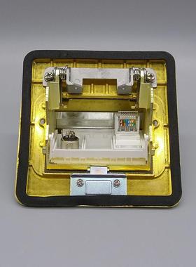 弹起式电脑八芯手拉手会议话筒地插全铜8芯针孔RJ45电脑会议音频