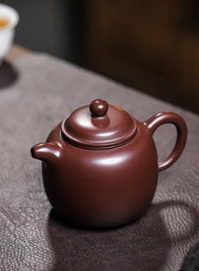 紫砂壶匏尊原矿紫砂老泥料正宗宜兴纯手工壶办公泡茶茶壶