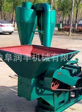 养殖场大进料口圆盘粉碎机农场三相电粉草机省人工沙克龙打草机