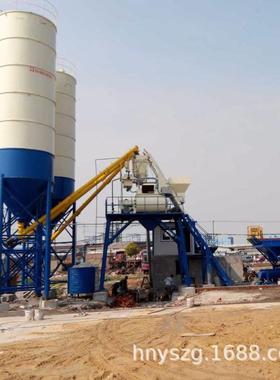 大型全自动混凝土搅拌站新型商砼站设备稳定土拌和站