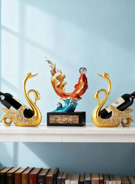年年有余如鱼得水招财摆件