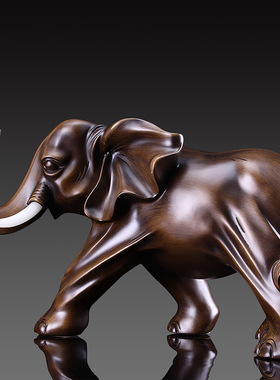 家居客厅电视柜大象新中式风摆件