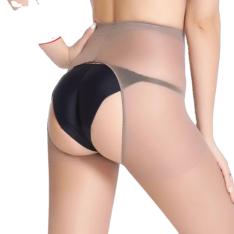 4双 浪莎丝袜女性感开裆镂空黑丝连裤袜夏季隐形薄款防勾丝打底袜