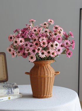 秋色野山菊小雏菊仿真花束