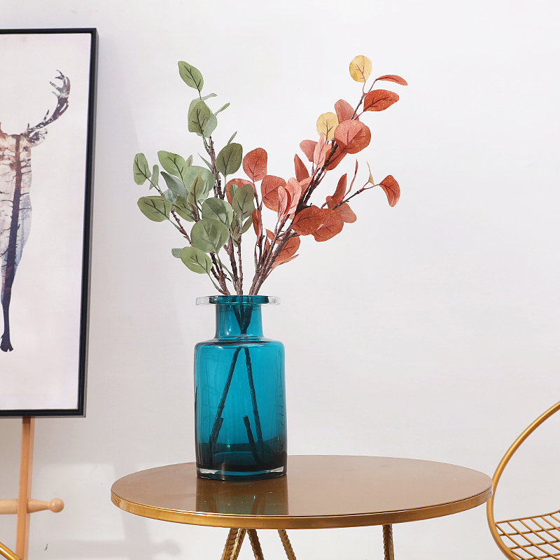 泰环 仿真尤加利叶金钱叶ins北欧风单枝绿植家居客厅装饰插花摆件,淘宝优惠券,粉丝福利购,淘宝优惠卷