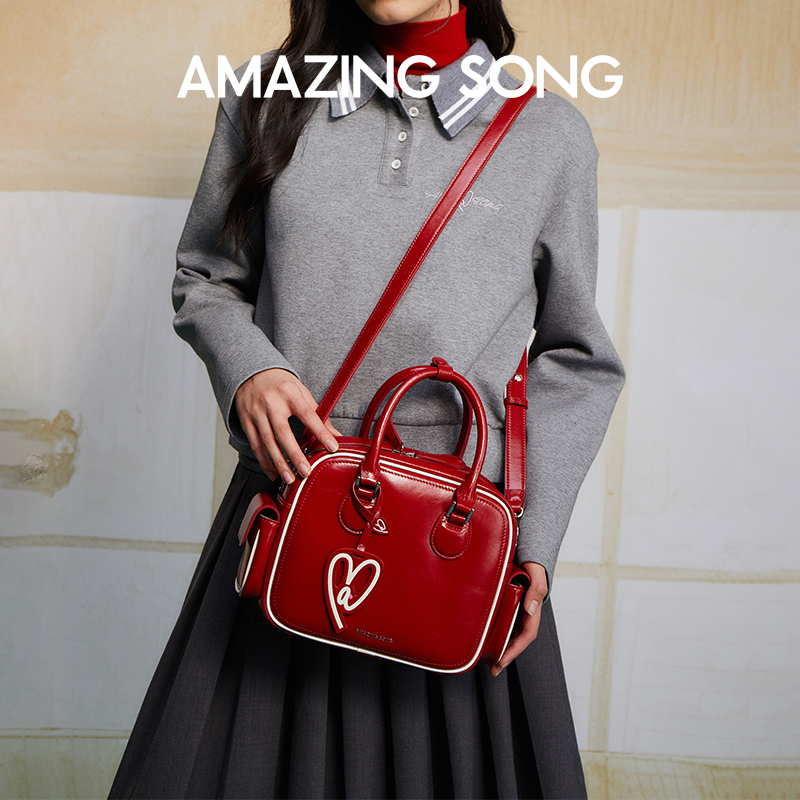 乙颂吐司中号夏季新款牛皮斜挎手提包