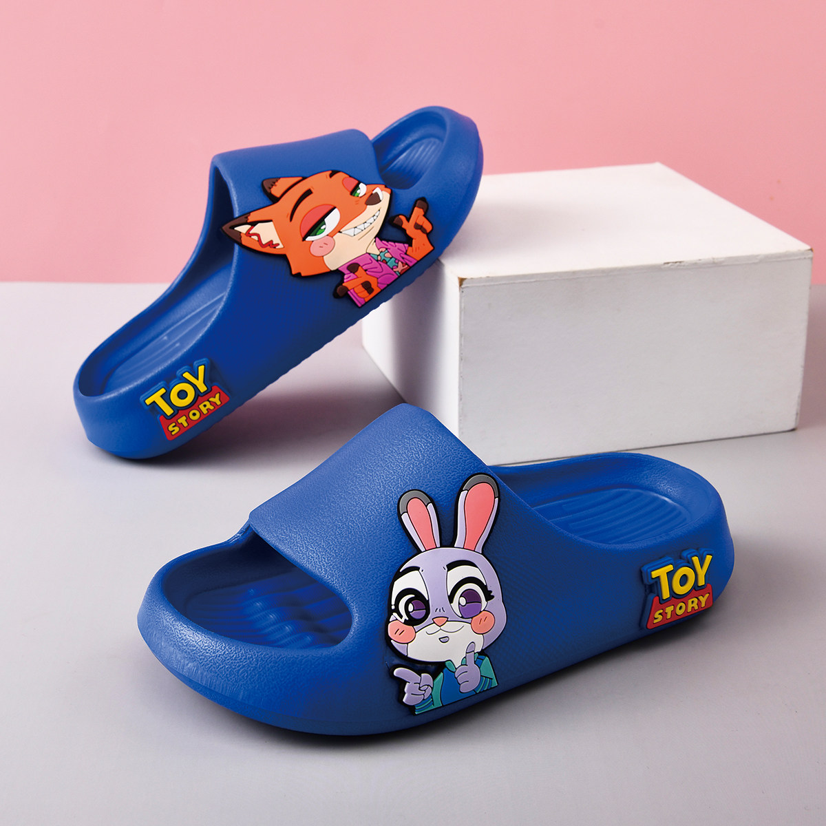 狐狸兔子儿童拖鞋幼儿园男童外穿防滑软底凉拖鞋宝宝浴室洗澡静音,淘宝优惠券,粉丝福利购,淘宝优惠卷