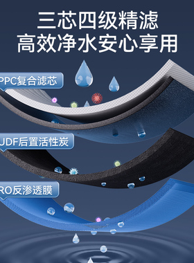 志高800G大通量净水器家用直饮机