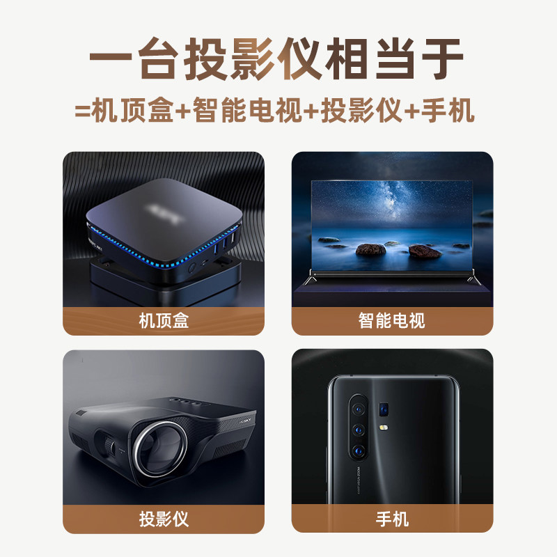 新款2022超高清投影仪5g激光电视机 卡兹特投影机