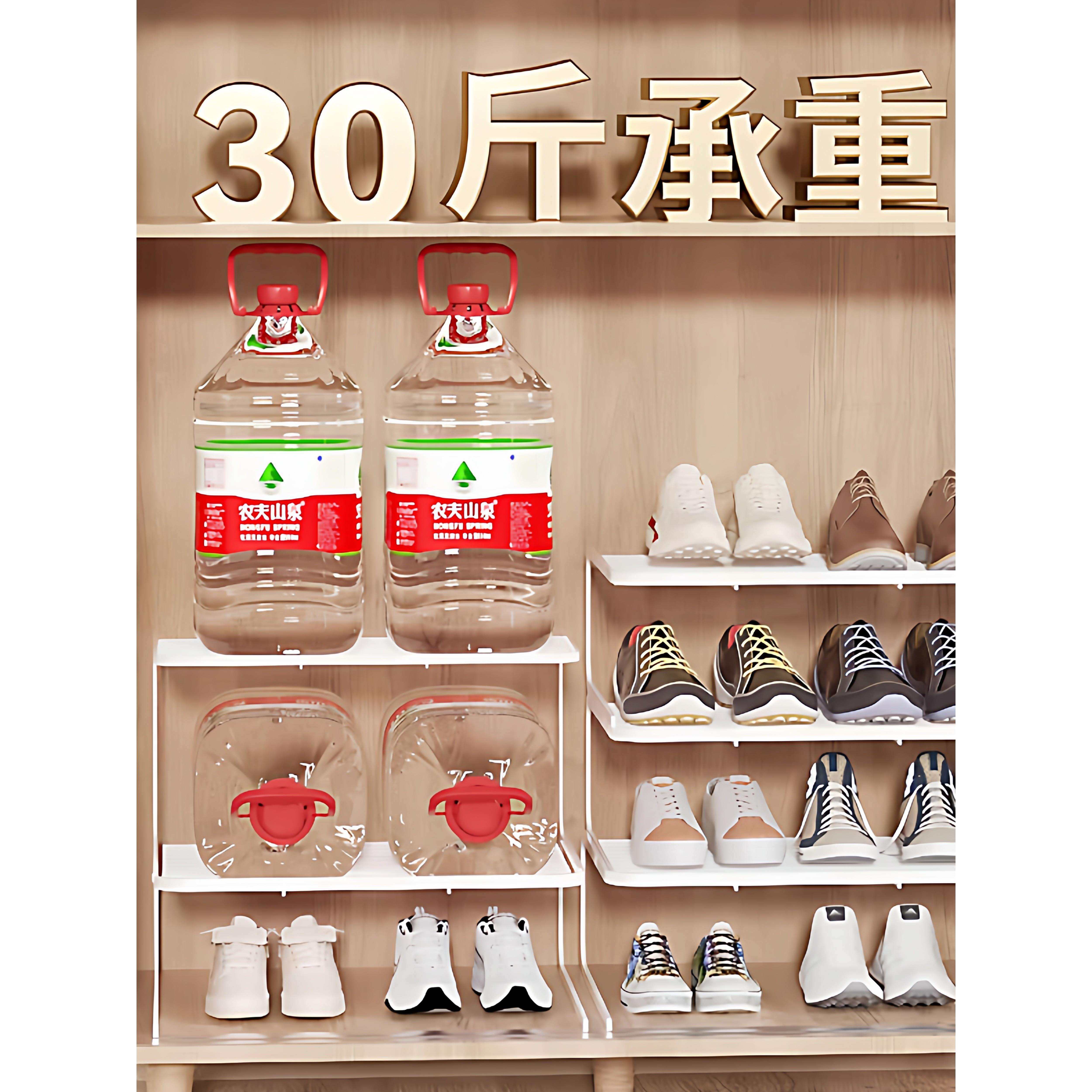 チュシンミ-鞋柜分层隔板神器收纳省空间鞋架叠放家用双层置物架,淘宝优惠券,粉丝福利购,淘宝优惠卷