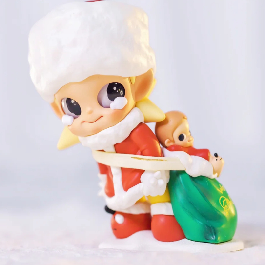 【Genuine】POPMART泡泡玛特Zsiga收礼物的冬天手办盲盒圣诞节 - 图3